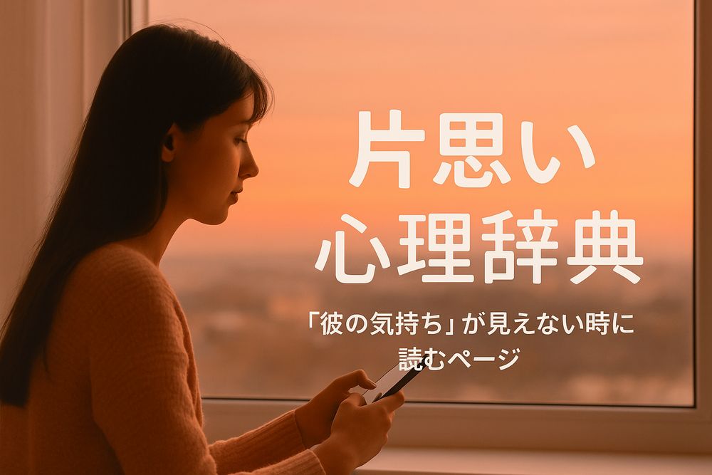 片思い心理辞典｜脈ありサイン・LINE・男の本音を心理学で読み解く